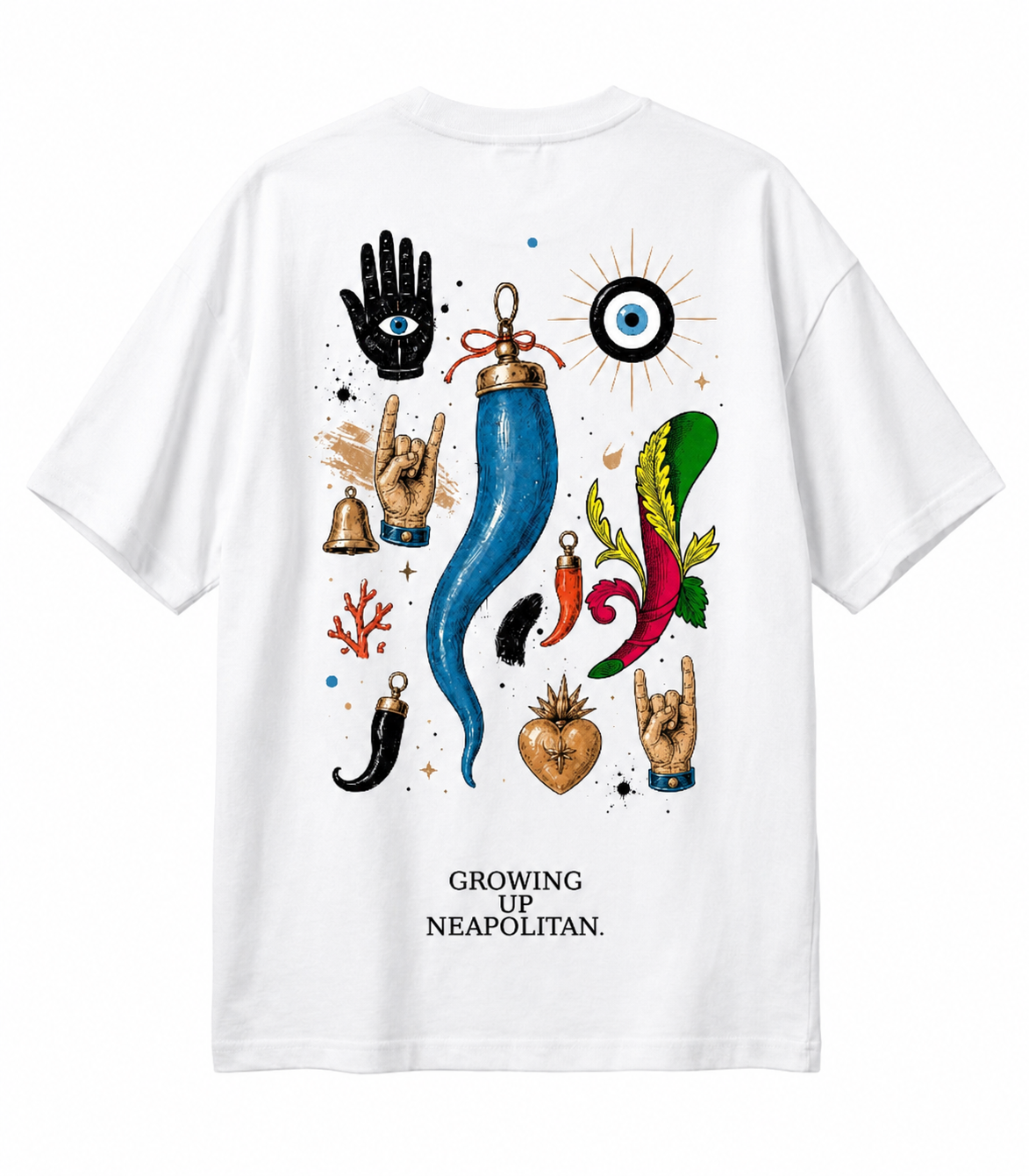 Retro tee GUNshots — Growing Up Neapolitan