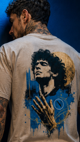 Retro tee Maradona — Growing Up Neapolitan