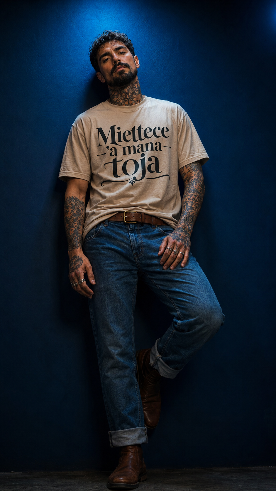 Tee Miettece 'a mana toja — fronte
